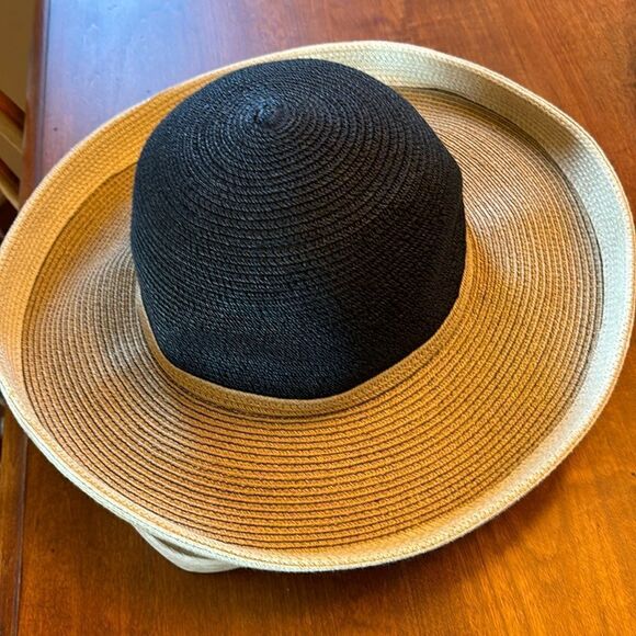 Columbia Black & Tan Sun Hat - O/S - Picture 1 of 8